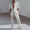 Vacation Straight Men Summer Casual pants set