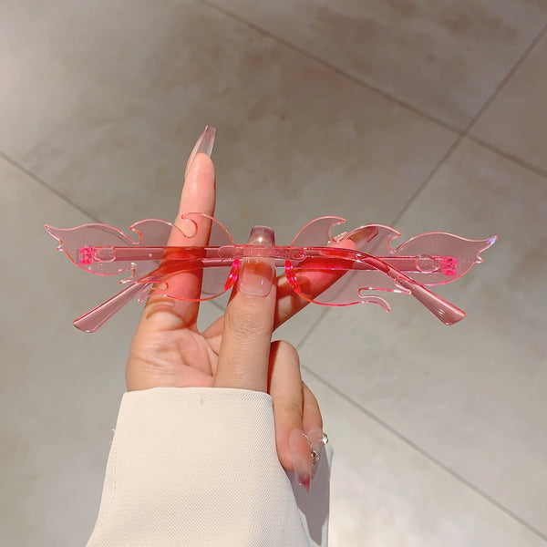 12 PCSFlame Shaped Sunglasses
