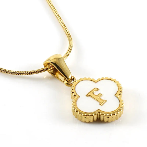 Lucky Clover Stainless Steel Pendant Necklace - Sexikinis Swim