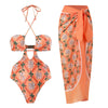 Max Retro One Piece Swimsuit with cover up