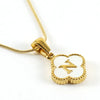 Lucky Clover Stainless Steel Pendant Necklace - Sexikinis Swim
