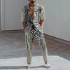 Vacation Straight Men Summer Casual pants set