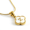 Lucky Clover Stainless Steel Pendant Necklace - Sexikinis Swim