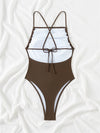 Lacy one piece swimsuit - Sexikinis Swim