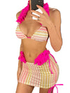 Ruffled Frilled Bae two piece swimsuit