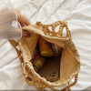 Mesh Rope Knitted Bucket Shoulder Bag