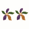 Sweet Big Flower Stud Earrings - Sexikinis Swim