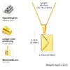 Envelope Photo Custom Stainless Steel Gift Jewelry Necklace