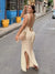 Comfortable & trendy KnittedCut Out Tassel Spaghetti Strap Bodycon Cover up