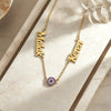 Custom Multiple Names Necklace for Women Stainless Steel Jewelry