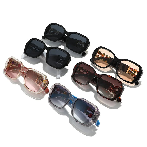 Women Luxury Sunglasses With Rhinestones