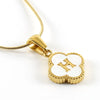 Lucky Clover Stainless Steel Pendant Necklace - Sexikinis Swim