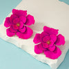 Big Flower Drop Earrings - Sexikinis Swim